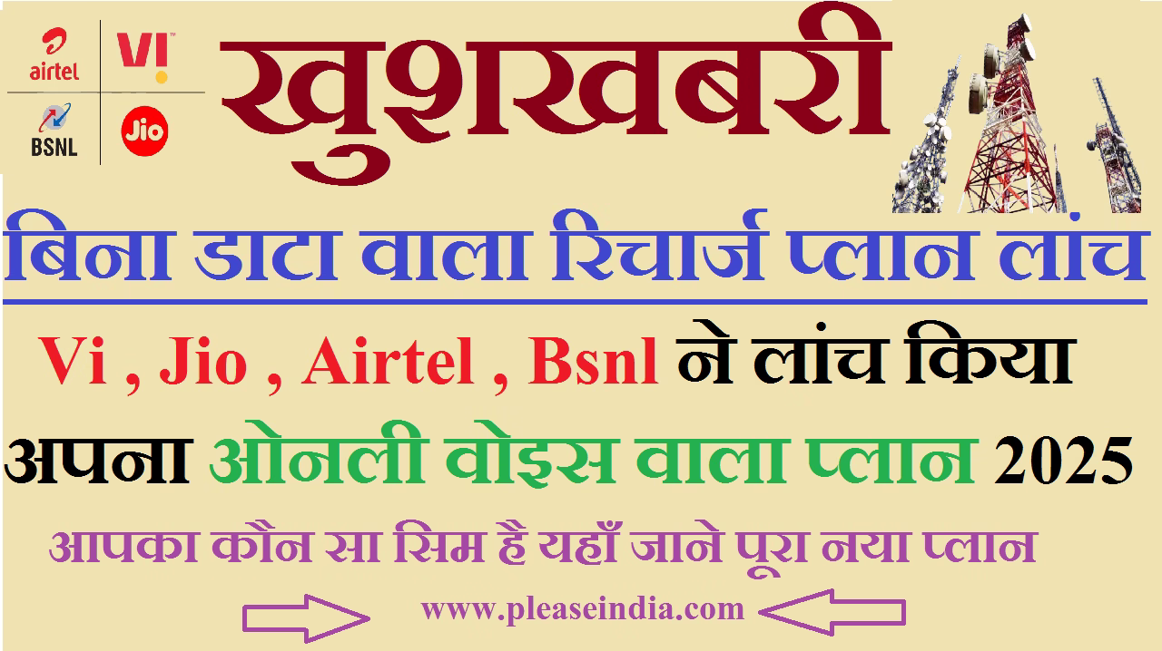 Without Data Voice Only Plan 2025
