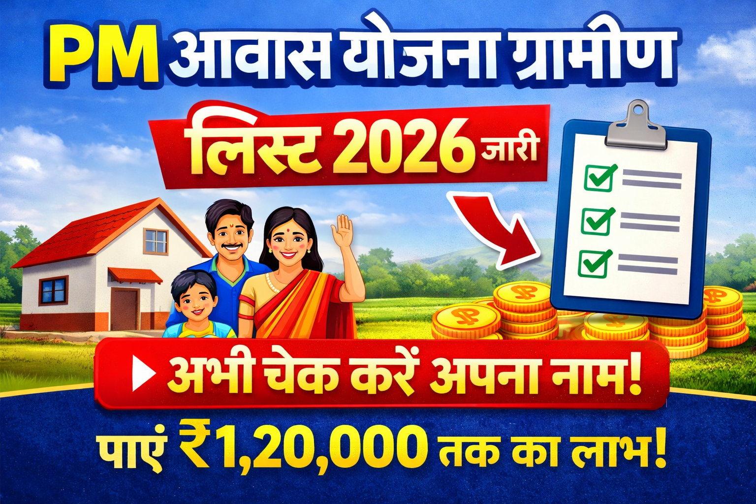 PM Awas Yojana Gramin List 2026